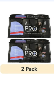 (2 pack) Pure Balance Pro+ Beef & Chicken Recipe Wet Dog Food for Performance, 12.5 oz Cans (6 Pack)